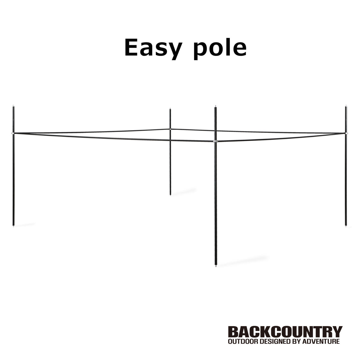 BackCountry 320 shelter Easy Pole – eight