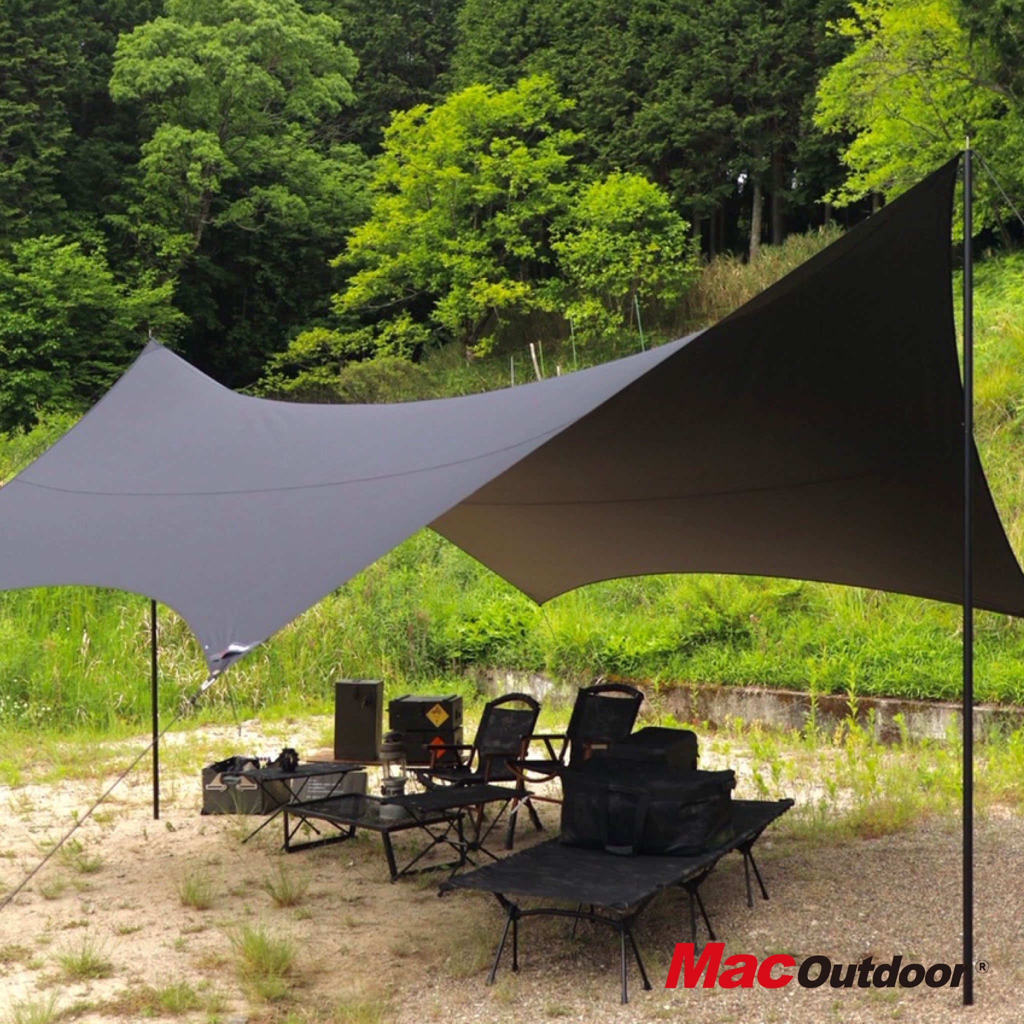 MacOutdoor MacOne Charcoal マックワン チャコール M