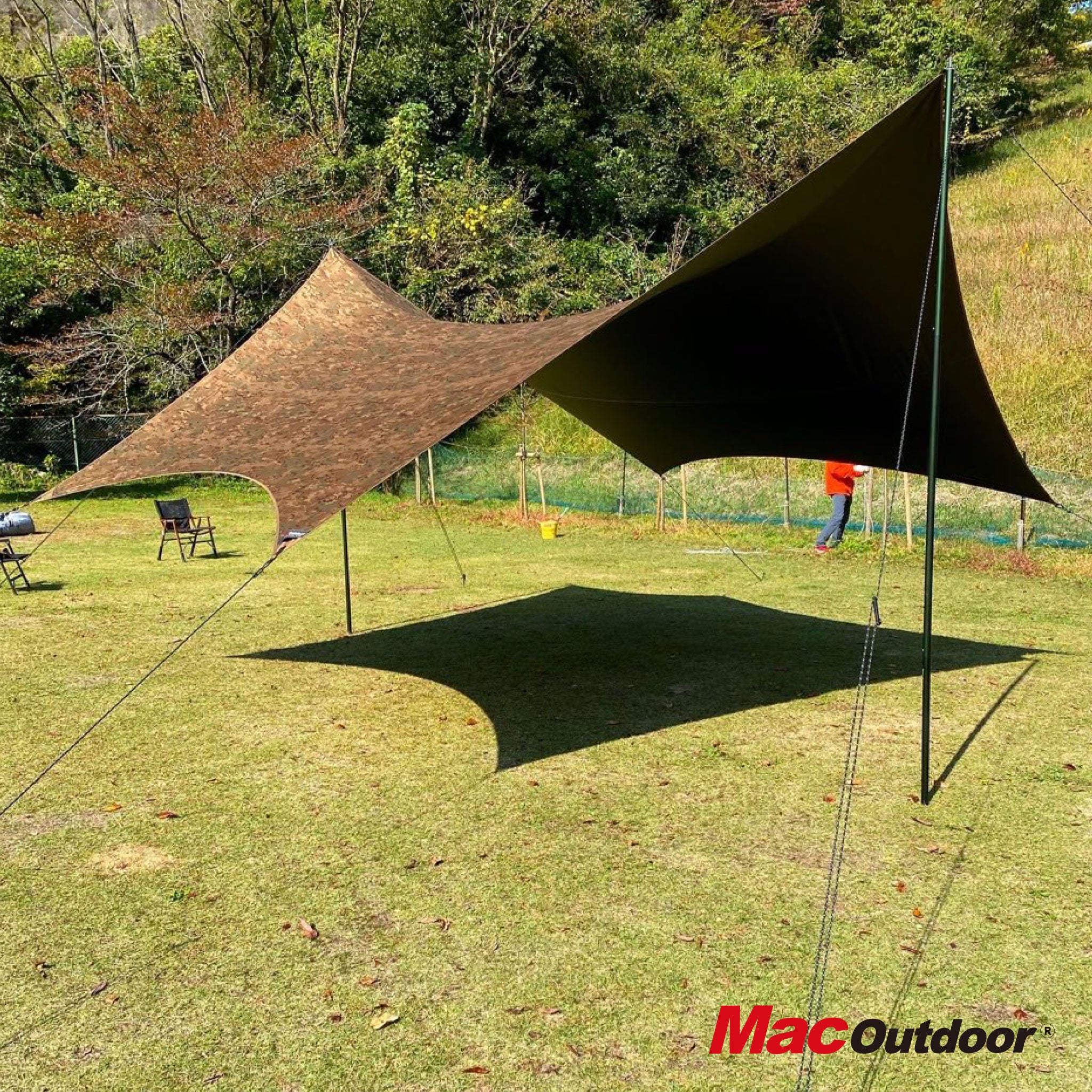 MacOutdoor MacOne HEXA TARP Lサイズアームドグリーン - テント・タープ