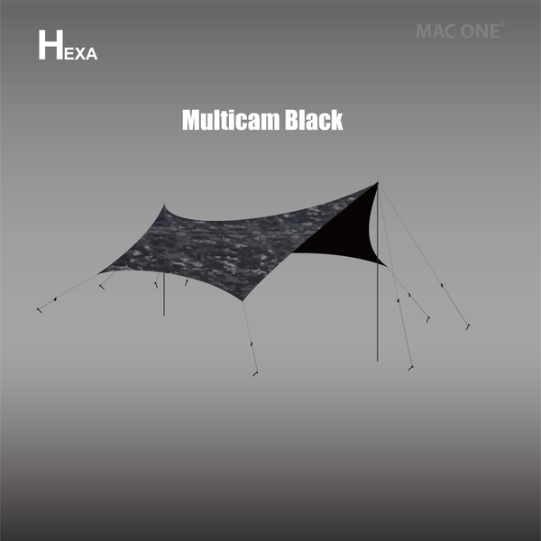 希少 MacOne マックワンタープ マルチカムブラック MacOne Blackmuticam – eight