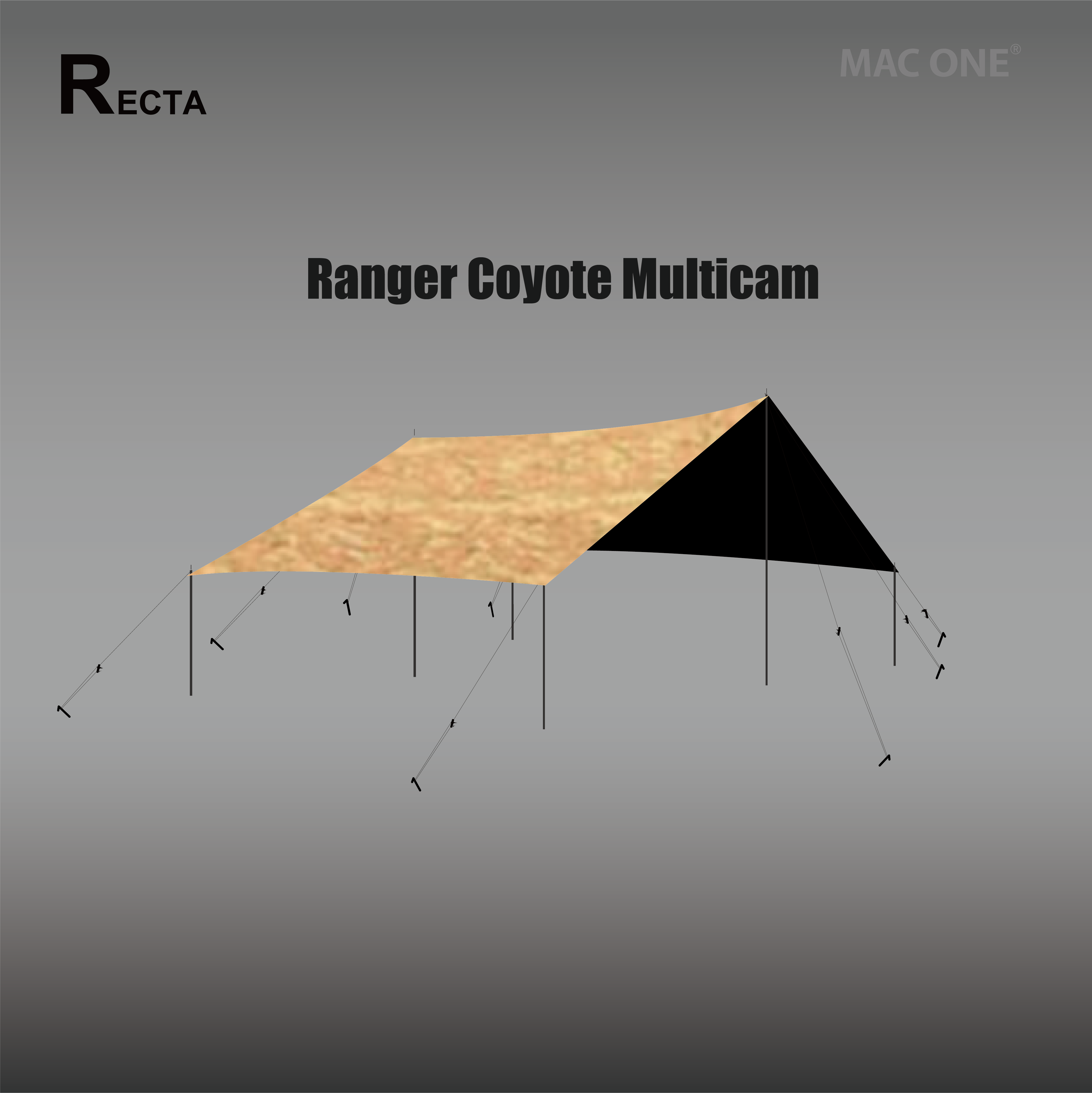 MacOne Recta L Ranger Coyote タープ MacOne Recta L – eight